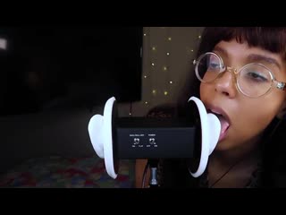 asmr ear licking and mouth cupping